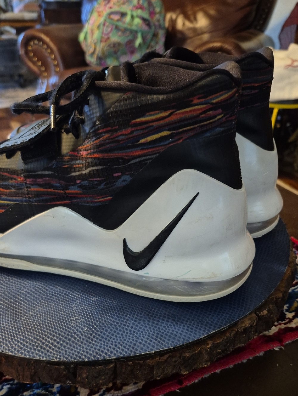 Nike Air Force Max Black History Edition Sz.13 High-Top BasketballShoes.(#2012S) - Picture 4 of 16